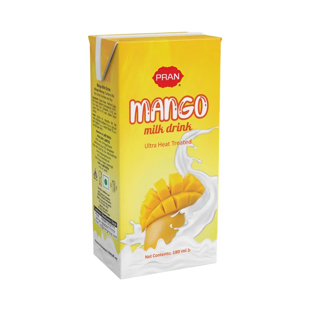 Pran Mango Milk Drink-180ml